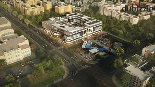 Commercial shop for sale for sale 40 meters in front of MSA University and the first neighborhood in the middle of the largest population density with a guarantee of operation from the first day with a 10% down payment