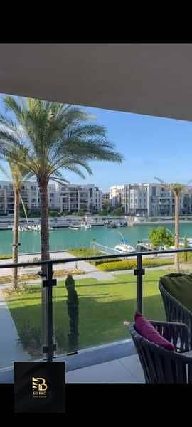Luxury Fully Furnished Chalet for Rent in Marassi Marina 2, North Coast - Direct Canal View