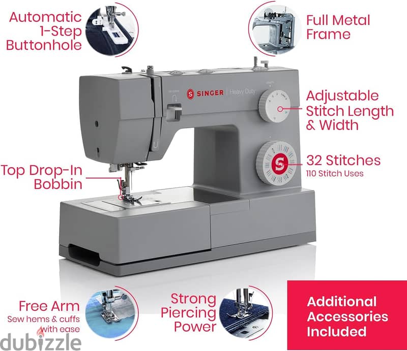 Singer Heavy Duty 4432 Plastic 1