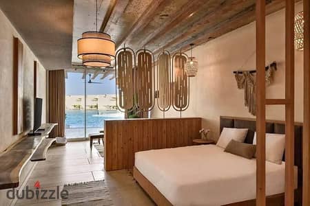 Chalet Ready To Move Fully Finished Acs and  kitchen in Direction white Compound Ras El Hekma