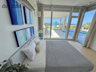 Chalet for sale Ready To Move fully finished Acs and kitchen  in Con Ras El Hekma Compound with Edrees Buildings
