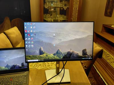 شاشه dell 24  بوصه 100  هرتز with type c