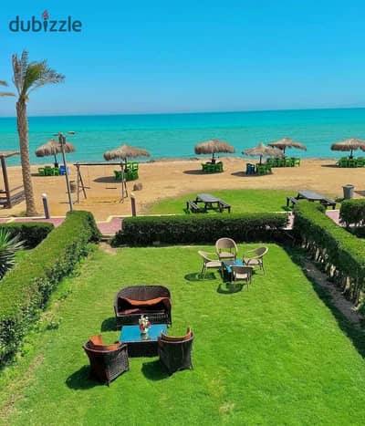 Villa for sale in Ain Sokhna, first row on the sea, immediate delivery, La Sirena Resort, towards Zaafarana, area 150 meters, immediate delivery. Pric