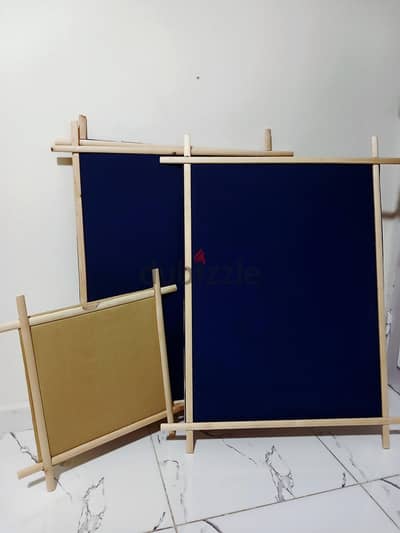 ​طقم لوحات تعليق ملاحظات وديكور حائط خشب notice board