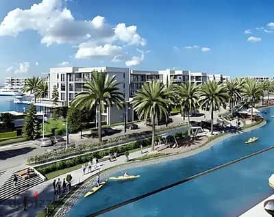 Chalet Garden Ultra Lux on canal Marassi Marina2 for sale in north coast