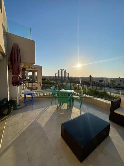 شاليه senior برووف 355 متر مساحة كبيرة صف تاني جولف متشطب ومفروش في Hacienda bay