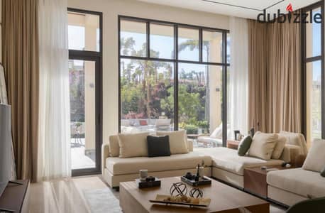 A 3 rooms finished apartment for sale in installments in Rewaya Compound, Sheikh Zayed