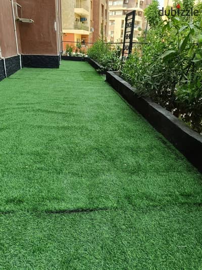 Available apartment for rent land with garden in Dar Masr Qarnfol