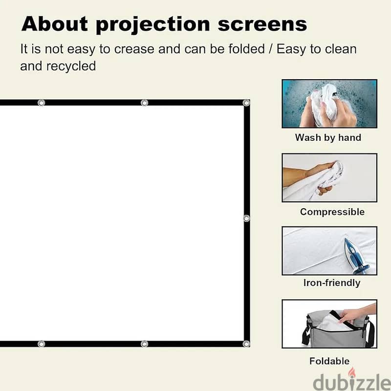 150 Inch Projector Screen 16:9 Aspect Ratio 3