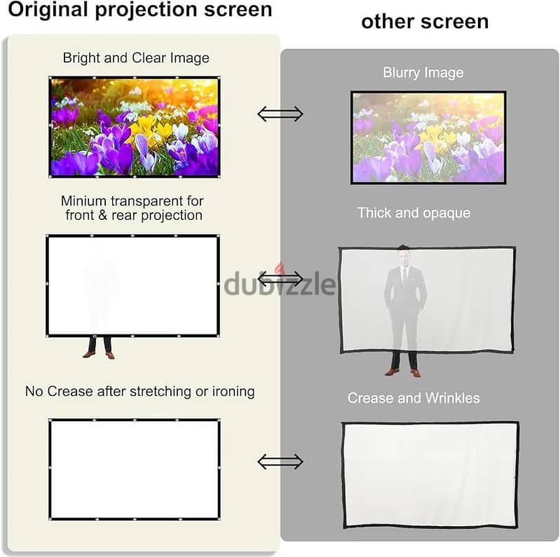 150 Inch Projector Screen 16:9 Aspect Ratio 4
