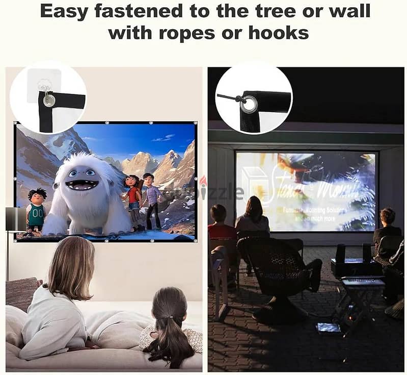 150 Inch Projector Screen 16:9 Aspect Ratio 6