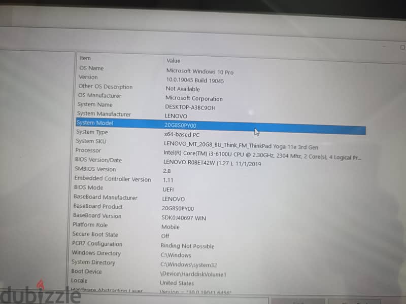 Lenovo Thinkpad yoga 11e 1