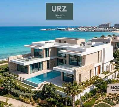 Front of the sea own standalone villa private swimming pool North Coast next Waterway SeaZen La Vista Bay mins D-Bay Southmed Amwaj