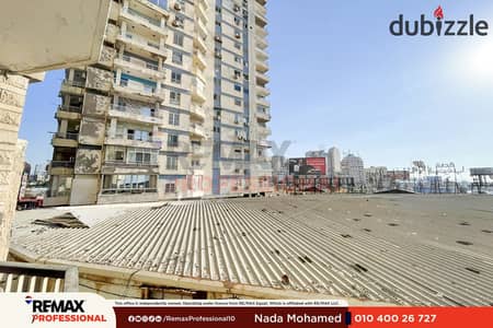 خطوات من البحر مطلات مفتوح مفروشة بالكامل شقة للايجار فى سيدى جابر