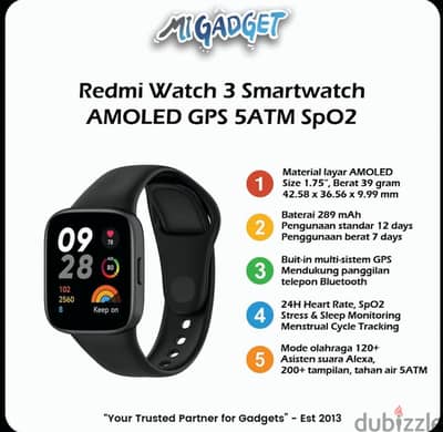ساعه سمارت العملاقه مكالمات واغانى Redmi Watch 3 Active وارده الامارات