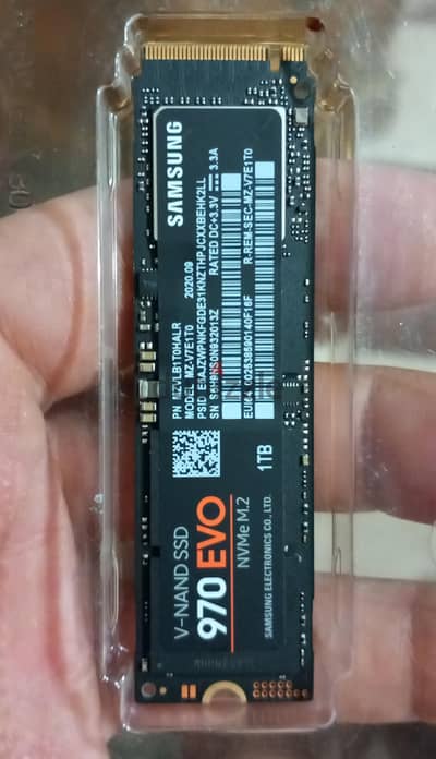 Samsung 970 evo 1TB Nvme