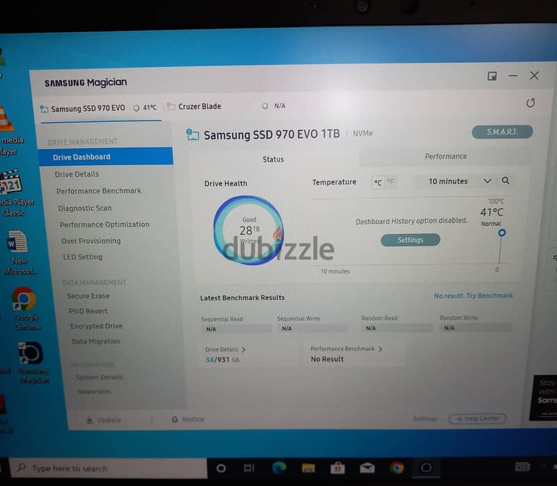 Samsung 970 evo 1TB Nvme 3