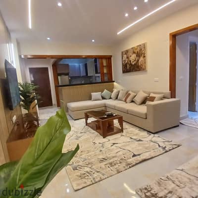 شقة مفروشة فرش مودرن اول سكن للإيجار في الحي السادس عشر – الشيخ زايد 16th District – Sheikh Zayed  موقع مميز أمام مزار مول - متاحة فوري