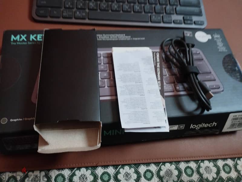 Logitech mx key mini Arabic and English layout keyboard 6