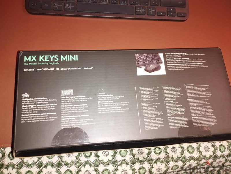 Logitech mx key mini Arabic and English layout keyboard 8