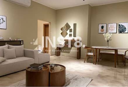 شقة بجاردن للايجار بفرش مودرن وكاملة الاجهزة في فيليت