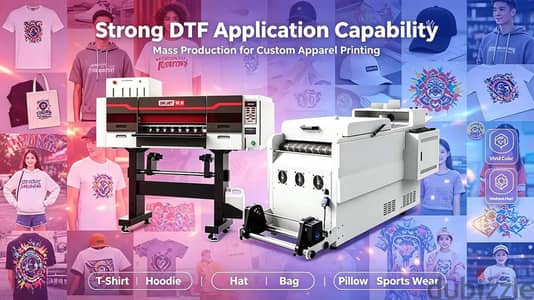 ماكينة طباعة الملابس  DTF . UV DTF