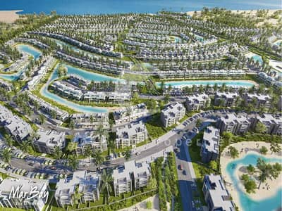 شاليه للبيع في مارباي راس الحكمه متشطب بالتكييفات والمطبخ  من البيت على اللاجون وبحري 100% في الساحل الشمالي