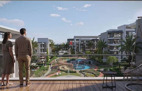 173 m apartment for sale in Exora, Hadayek October directly on Zewail Road 5%down payment and installments up to 8years Great investment opportunity