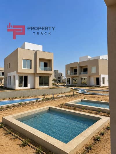 Villa for sale, ready for immediate delivery, available for viewing directly in front of Madinaty at Rosil Compound.