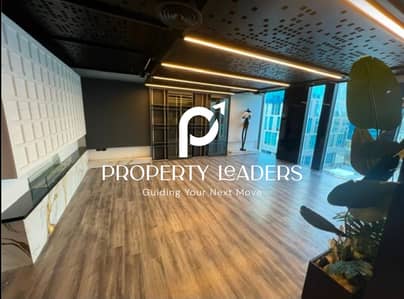 prime location office for rent in el sheikh zayed mall park ST. fully finished with AC