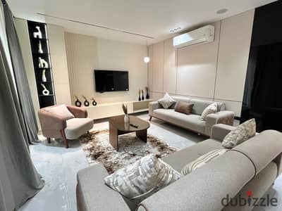 Brand-new first-occupancy fully furnished apartment for rent in Degla Maadi, featuring elegant hotel-style furniture, modern finishing, and a sophisticated interior designed to provide maximum comfort and convenience. The apartment combines luxury, practi Brand-new first-occupancy fully furnished apartment for rent in Degla Maadi, featuring elegant hotel-style furniture, modern finishing, and a sophisticated interior designed to provide maximum comfort and convenience. The apartment combines luxury, practi
