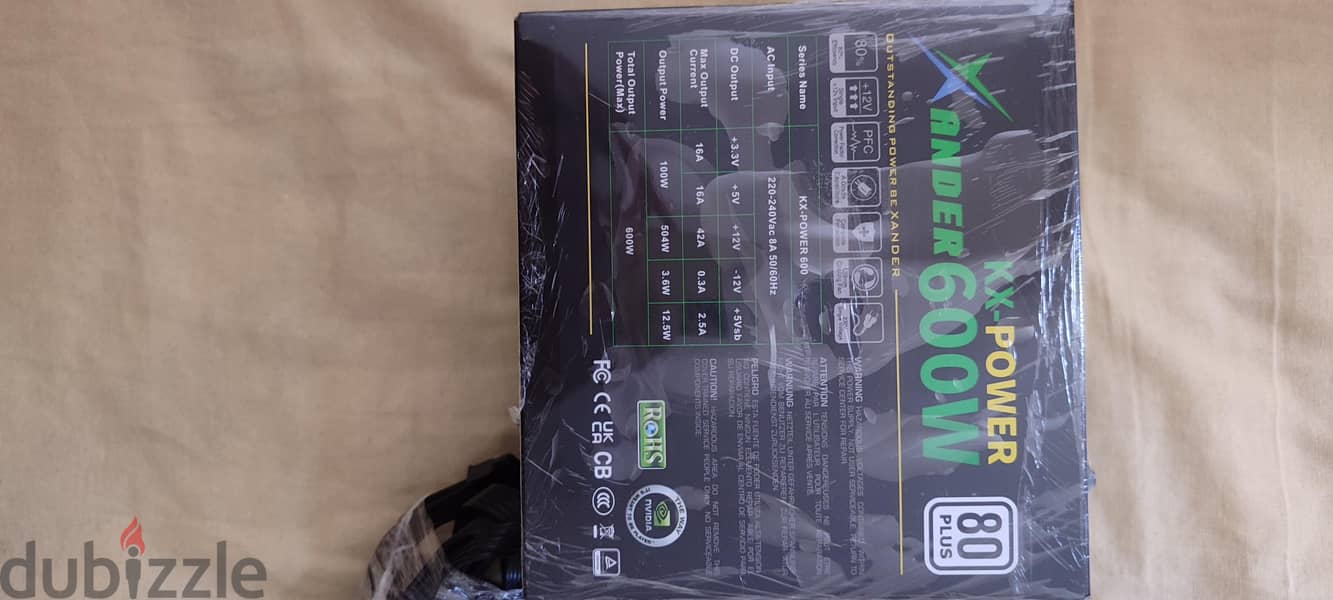 Xander Power Supply - 600Watt 80+ White 3