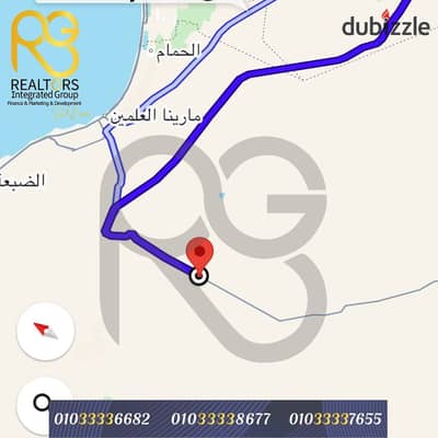 للبيع قطعة أرض 476 فدان – مدينة العاملين طريق القاهرة الضبعة علي طريق البترول مباشرةً