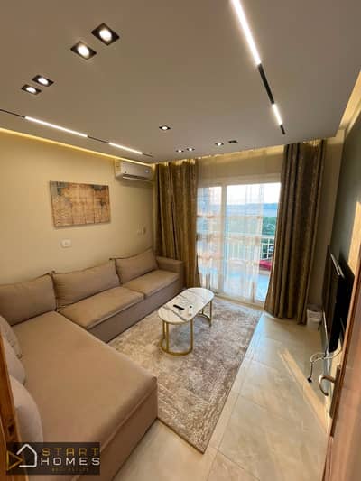 Fully air-conditioned, 3-room, 103-square-meter furnished apartment for rent in Madinaty (B12); Wi-Fi included.