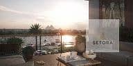 Directly overlooking the Nile—immediate handover. A fully finished hotel-style apartment, complete with furniture, air conditioning, and appliances. A