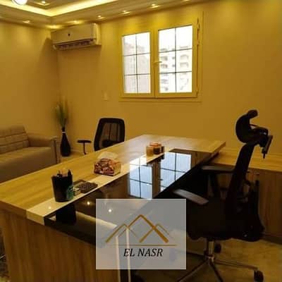 Furnished and air-conditioned office for rent from Makram Obaid, Nasr City