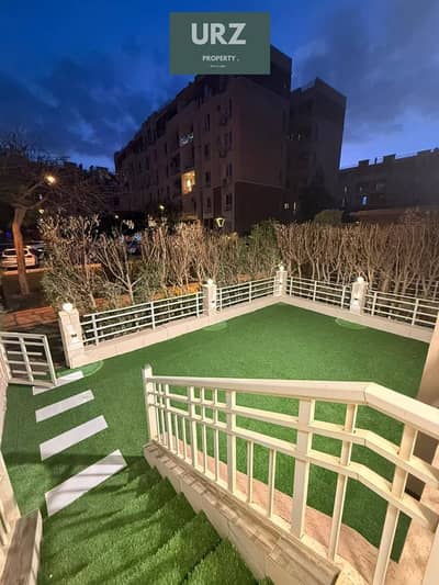 Ground floor apartment with 3 rooms garden, and private entrance in  New Cairo Strategic location on the Suez Road near Saada Creek Town
