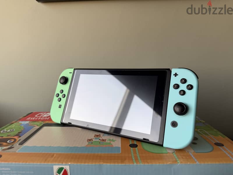 Limited edition Animal Crossing switch 1