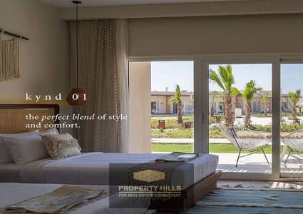 Immediate receipt of a 3-bedroom chalet by the sea, finished and ready for inspection, the best location in Sidi Abd Al-Rahman –> Marasi