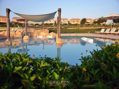 Chalet with direct sea view | Fully finished | Unobstructed sea view | 162 sq m, 3 bedrooms | For sale in Telal North Coast - Sidi Abdel Rahman