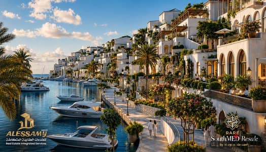 أقل إجمالي عقد في Marina B | شاليه 122م² بحجز افتتاح وL10 | Marina & Sea View