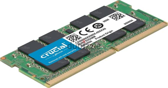 crucial ddr4 3200mhz laptop ram - 8gb