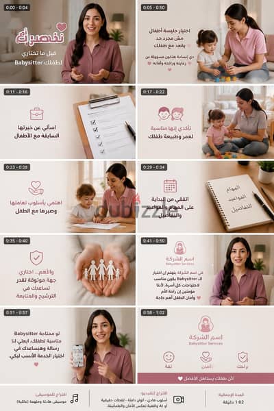 جليسة  ومربيه اطفال وخدامات منزليه