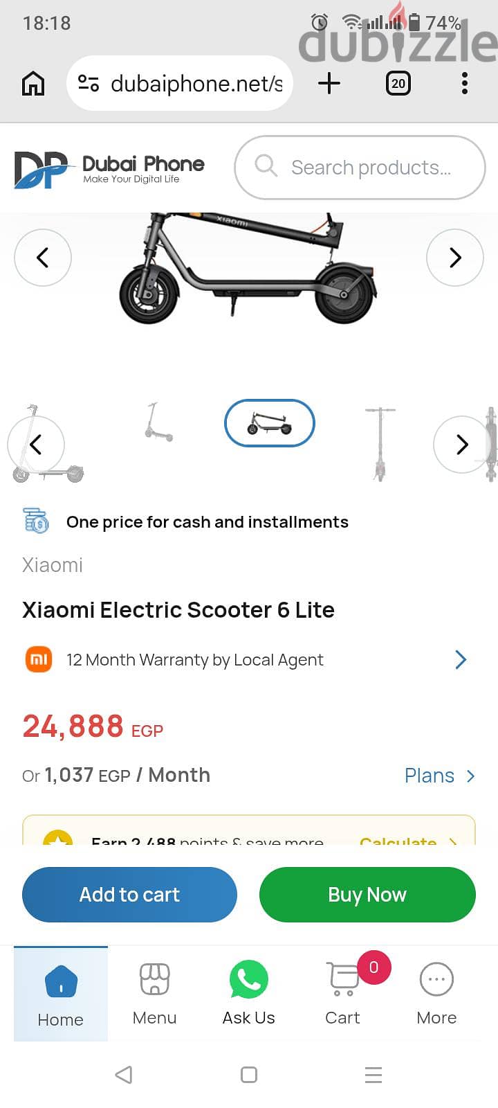 Xiaomi Electric scooter 6 Lite 4