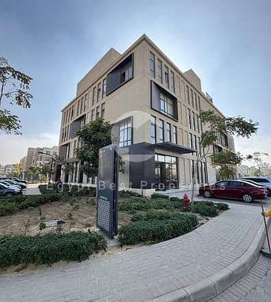 أقل سعر مكتب 128متر متشطب بالتكييفات لإيجار في ديستريكت 5 من مراكز التجمع الخامس District 5