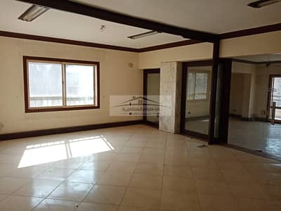 Administrative office for rent – ​​320 sqm – with frontage on the main Makram Ebeid Street; suitable for corporate use.