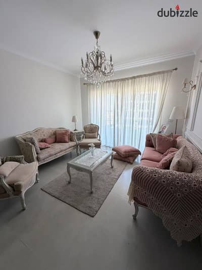 Apartment for rent 175m in Compound Dora Cairo in Fifth Settlement with furniture opposite Rehab