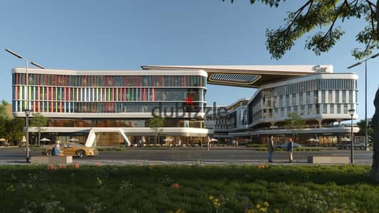 محل للبيع30م فيو مميز بجوار جميع الخدمات داخل SKYGATE MALL ع طريق الواحات امام جامعه MSA بيخدم كثافه سكانيه عاليه باقل مقدم واطول فتره سداد 6October