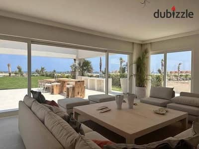 شاليه vip بسعر لقطة ف سيلفر ساندز سيدي حنيش silver sands متشطب بالكامل بالتكييفات من ora فيو مميز علي اللاجون و البحر بالقرب من لافيستا وهاسييندا