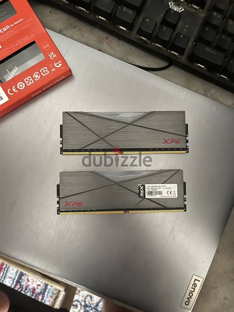 2x8GB ram pc 3600hz rbg 2